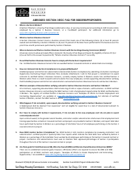 Section 3 and Equal Opportunity Contracting Project Utilization Plan - City of San Diego, California, Page 4