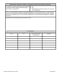 Characteristics of Dyslexia Rubric - Georgia (United States), Page 4