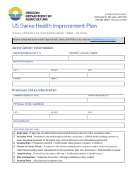Oregon US Swine Health Improvement Plan - Fill Out, Sign Online and ...
