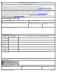 DD Form 3194 Annual Adjustment Report