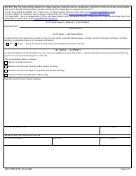 DD Form 3194 Annual Adjustment Report, Page 2