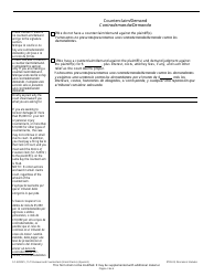 Form SC-5200V Answer and Counterclaim (Small Claims) - Wisconsin (English/Spanish), Page 3
