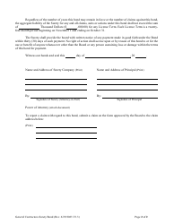 Surety Bond for General Contractors - South Carolina, Page 3