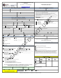 Document preview: Form G-2V Virology Specimen Submission Form - Sample - Texas
