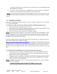 Form HOU101 Instructions - Eviction Action Complaint - Minnesota, Page 6