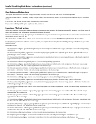 Instructions for Form DA101 Lawful Gambling Distributor Permit Application - Minnesota, Page 2