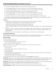 Instructions for Form DA101 Lawful Gambling Distributor Permit Application - Minnesota, Page 3