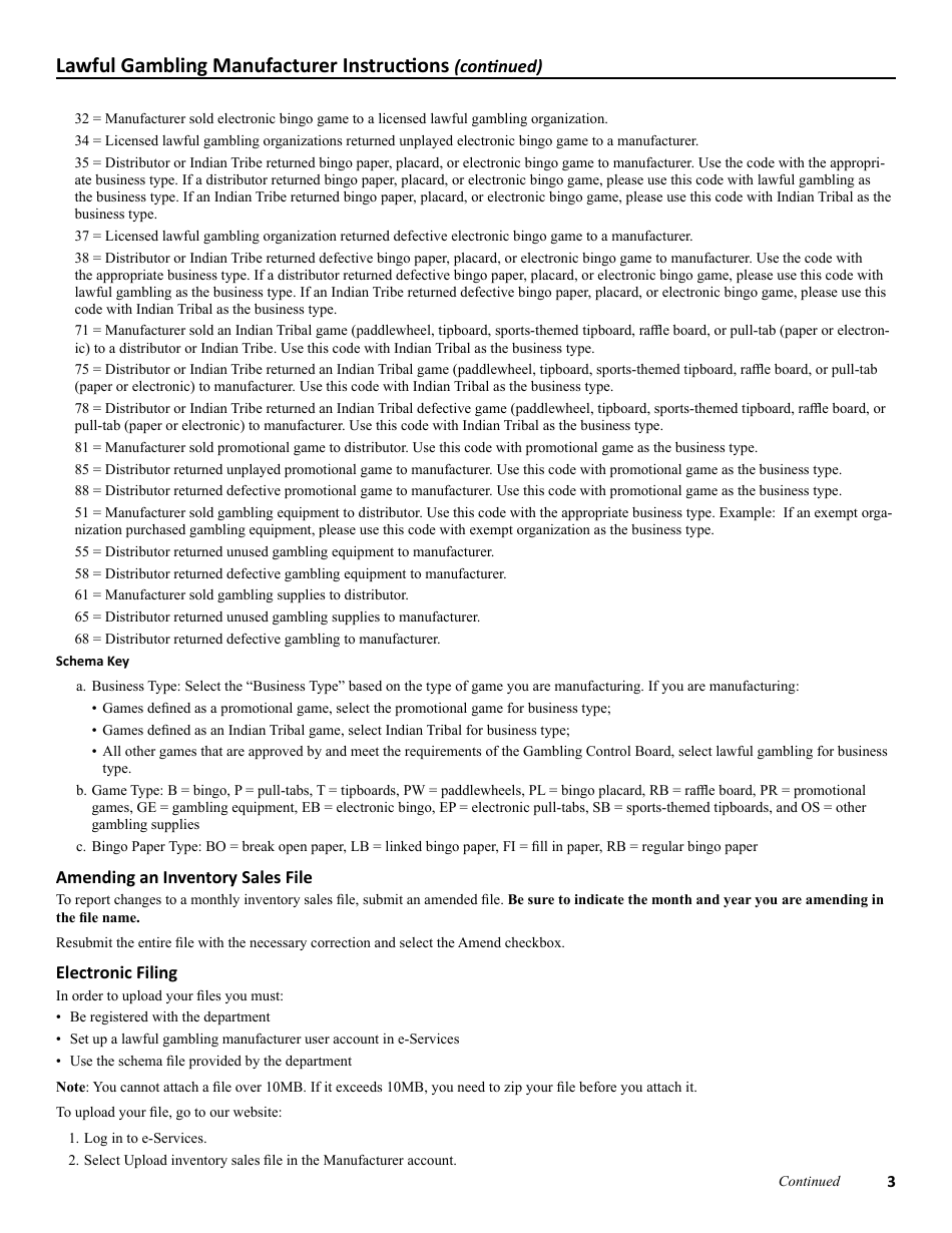 Download Instructions for Form G1 Lawful Gambling Monthly Tax Return