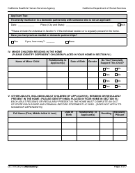 Form LIC01A Resource Family Application - California, Page 3
