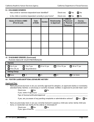Form LIC01A Resource Family Application - California, Page 4
