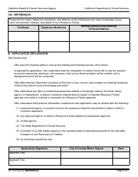 Form LIC01A Resource Family Application - California, Page 6