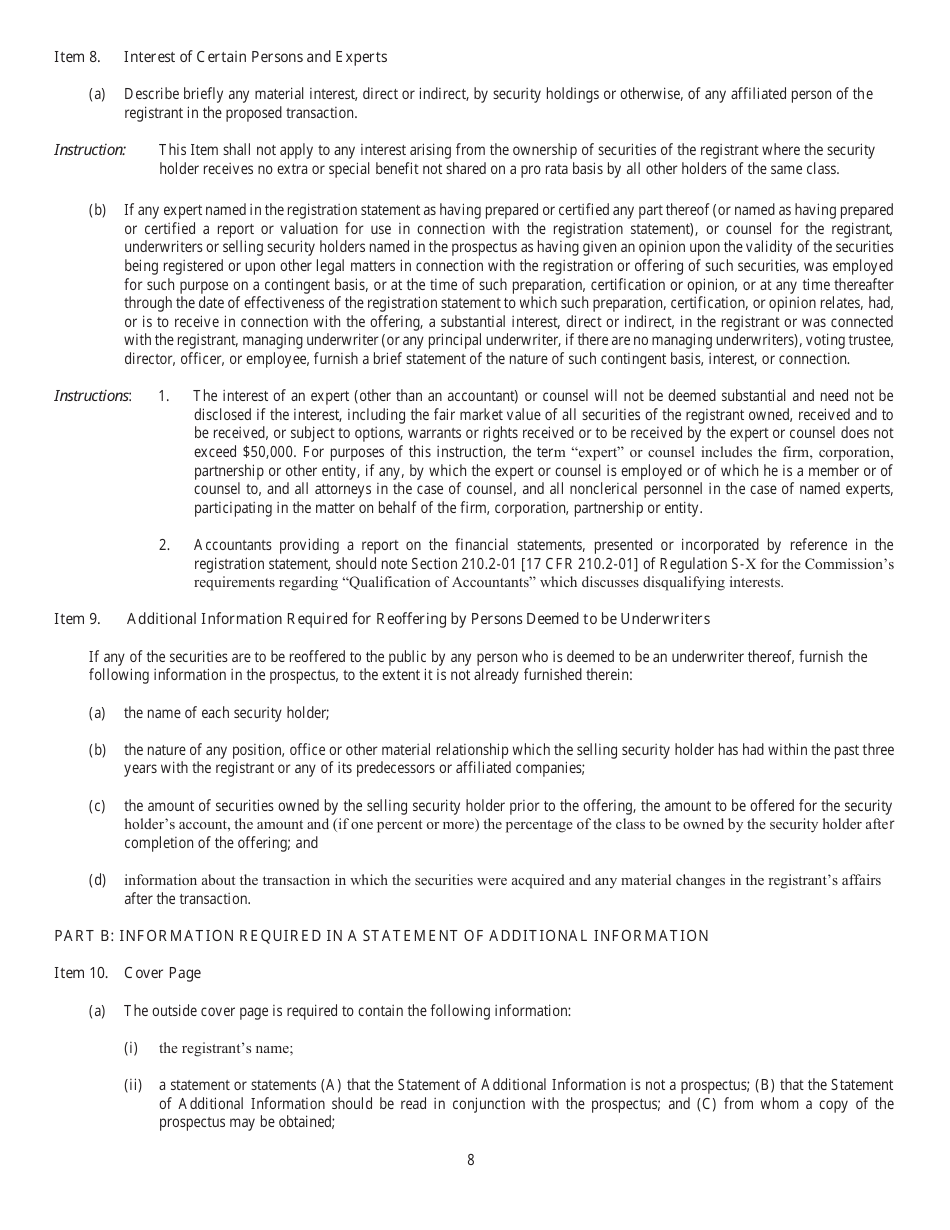 Form N-14 (SEC Form 2106) Download Printable PDF or Fill Online ...