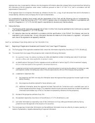 Form N-14 (SEC Form 2106) Registration Statement Under the Securities Act of 1933, Page 6