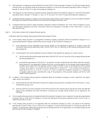 Form N-14 (SEC Form 2106) Registration Statement Under the Securities Act of 1933, Page 8