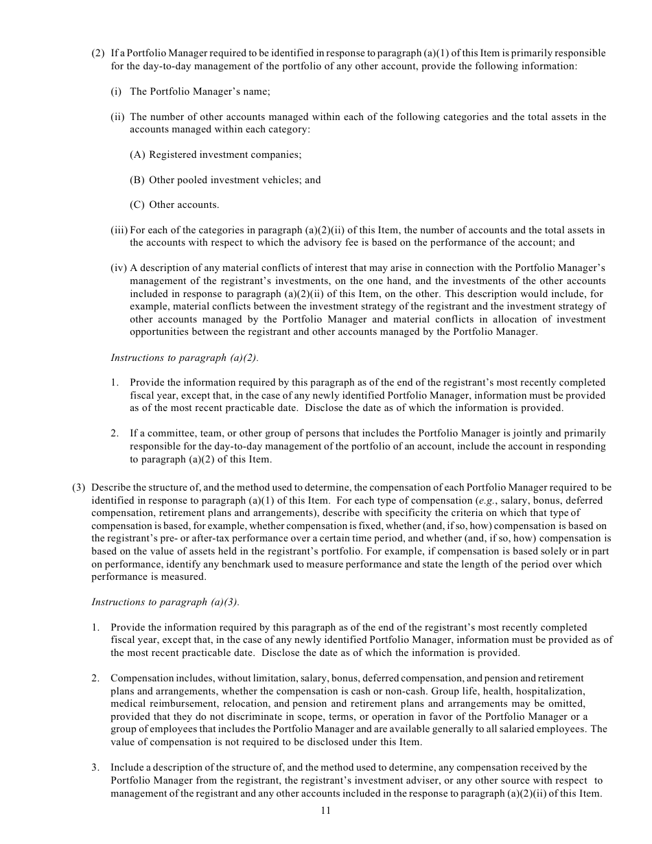 Form N-CSR (SEC Form 2569) Certified Shareholder Report of Registered Management Investment Companies, Page 12