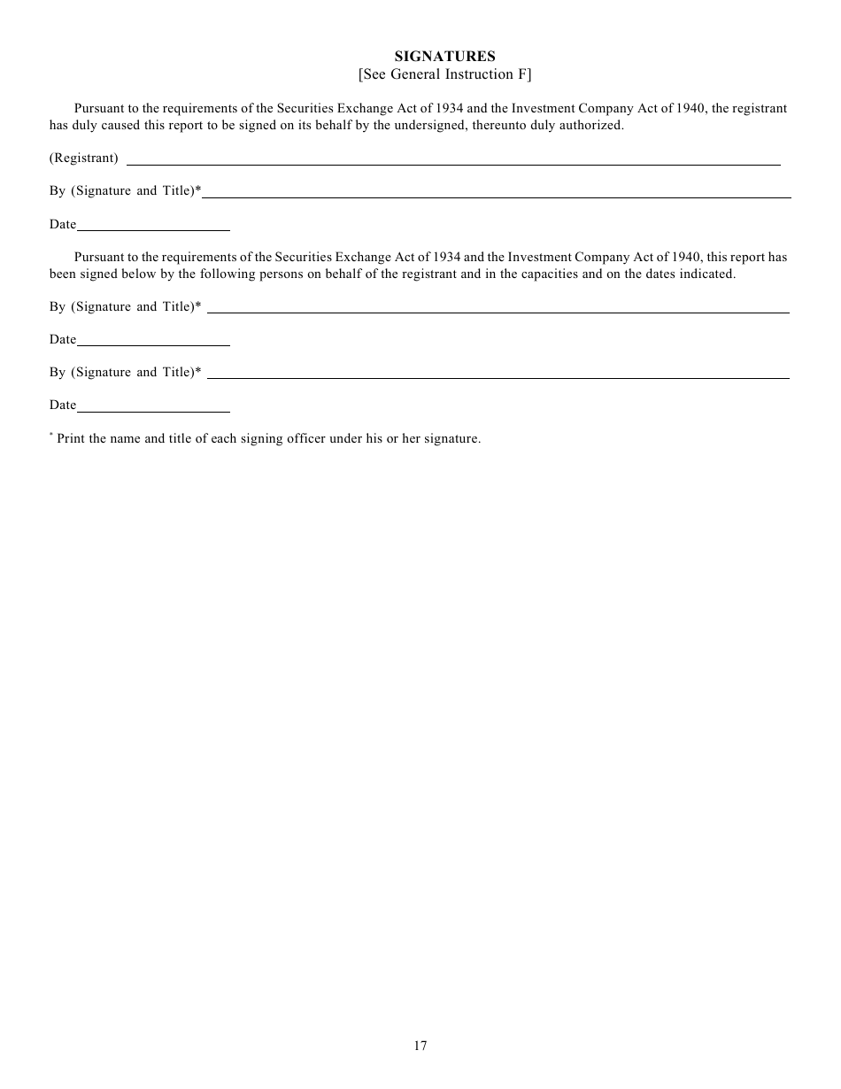 Form N-CSR (SEC Form 2569) Certified Shareholder Report of Registered Management Investment Companies, Page 18