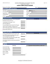 Form HRP-1027A Usda Compliance Review - Arizona