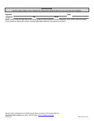 DNR Form 542-1323 Documentation of Surface Monitoring Point Form - Iowa, Page 2