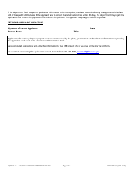 DNR Form 50 (542-1609) Industrial Monofill Permit Application Form - Iowa, Page 3