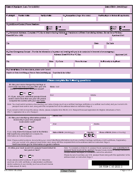 Form DS-5504 Application for a U.S. Passport for Eligible Individuals - Correction, Name Change to Passport Issued 1 Year Ago or Less, and Limited Passport Replacement, Page 6