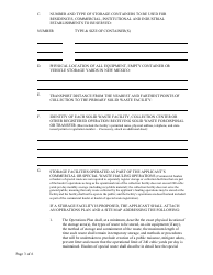 Commercial Hauler &amp; Special Waste Hauler Registration Form - New Mexico, Page 3