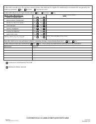 Form SJPR-400 Confidential Guardianship Questionnaire - County of San Joaquin, California, Page 2