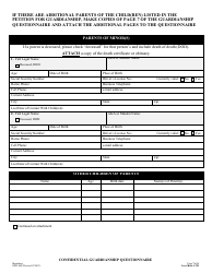 Form SJPR-400 Confidential Guardianship Questionnaire - County of San Joaquin, California, Page 7