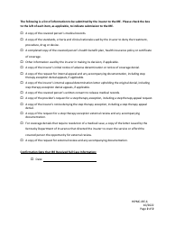 Form HIPMC-IRE-6 External Review Information Face Sheet - Kentucky, Page 2