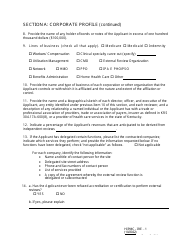 Form HIPMC-IRE-1 Application for Certification of an Independent Review Entity - Kentucky, Page 6