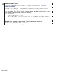Forme IMM5483 Liste De Controle DES Documents - Permis D&#039;etudes - Canada (French), Page 2