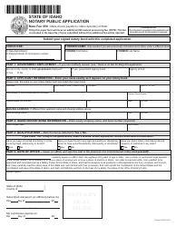 Notary Public Application - Idaho, Page 2