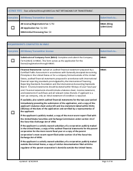 Ar Money Transmitter License New Application Checklist (Company) - Arkansas, Page 3