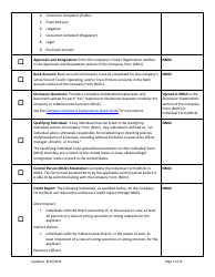 Ar Money Transmitter License New Application Checklist (Company) - Arkansas, Page 5