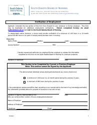 Application to Reactivate an Inactive Aprn (And Rn) License - South Dakota, Page 7