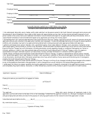 Physical Therapy License Application - South Dakota, Page 4
