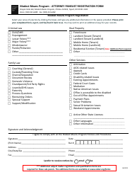 Attorney Panelist Registration Form - Modest Means Program - Oregon, Page 4