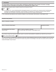 Form 2235E Disaster Recovery Assistance for Ontarians: Application Form for Small Businesses, Not-For-Profit Organizations and Farms - Ontario, Canada, Page 4