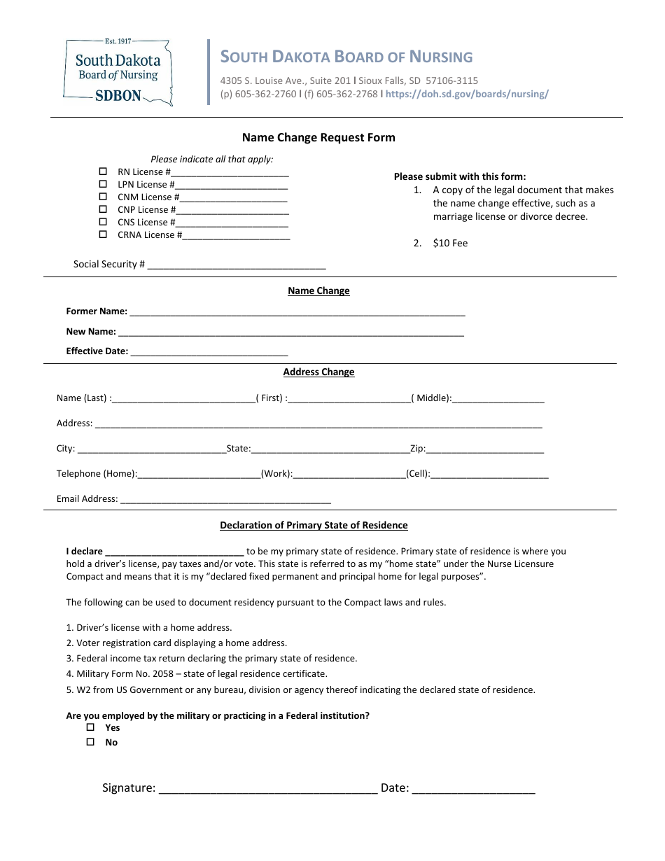 south-dakota-name-change-request-form-fill-out-sign-online-and