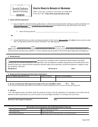 Uma Waiver Application - South Dakota, Page 2