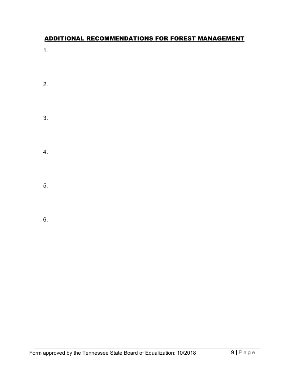 Tennessee Greenbelt Forest Management Plan - Tennessee, Page 9