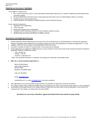 Form SFN60348 Dual Credit Assistance Application - North Dakota, Page 2