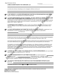 Form 10.01-H Domestic Violence Civil Protection Order (Dvcpo) Ex Parte (R.c. 3113.31) - Ohio (French), Page 4