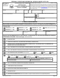 NRC Form 396 Certification of Medical Examination by Facility Licensee