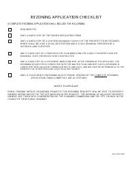 Rezoning Request Application - City of Troy, Michigan, Page 2
