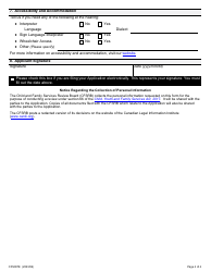 Form 7 (CFS007E) Application for Review of a Residential Placement - Ontario, Canada, Page 4