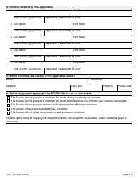 Form 2 (CFS009E; CFS002E) Application About Complaints Against a Children&#039;s Aid Society - Ontario, Canada, Page 3