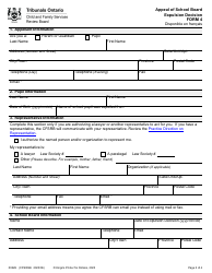 Form 4 (0022E; CFS004E) Appeal of School Board Expulsion Decision - Ontario, Canada, Page 2