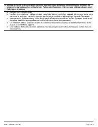 Forme 5 (0038F; CFS005F) Demande De Revision D&#039;une Admission D&#039;urgence Dans Un Programme De Traitement En Milieu Ferme (Drau) - Ontario, Canada (French), Page 3
