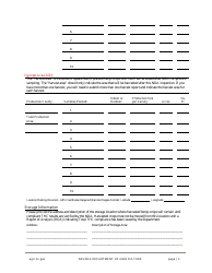 Hemp Harvest-Crop Report/Inspection Request Form - Nevada, Page 2