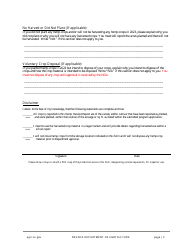 Hemp Harvest-Crop Report/Inspection Request Form - Nevada, Page 3